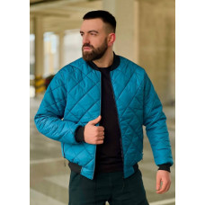 Мужской стеганый бомбер