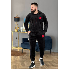 Мужской велюровый спортивный костюм